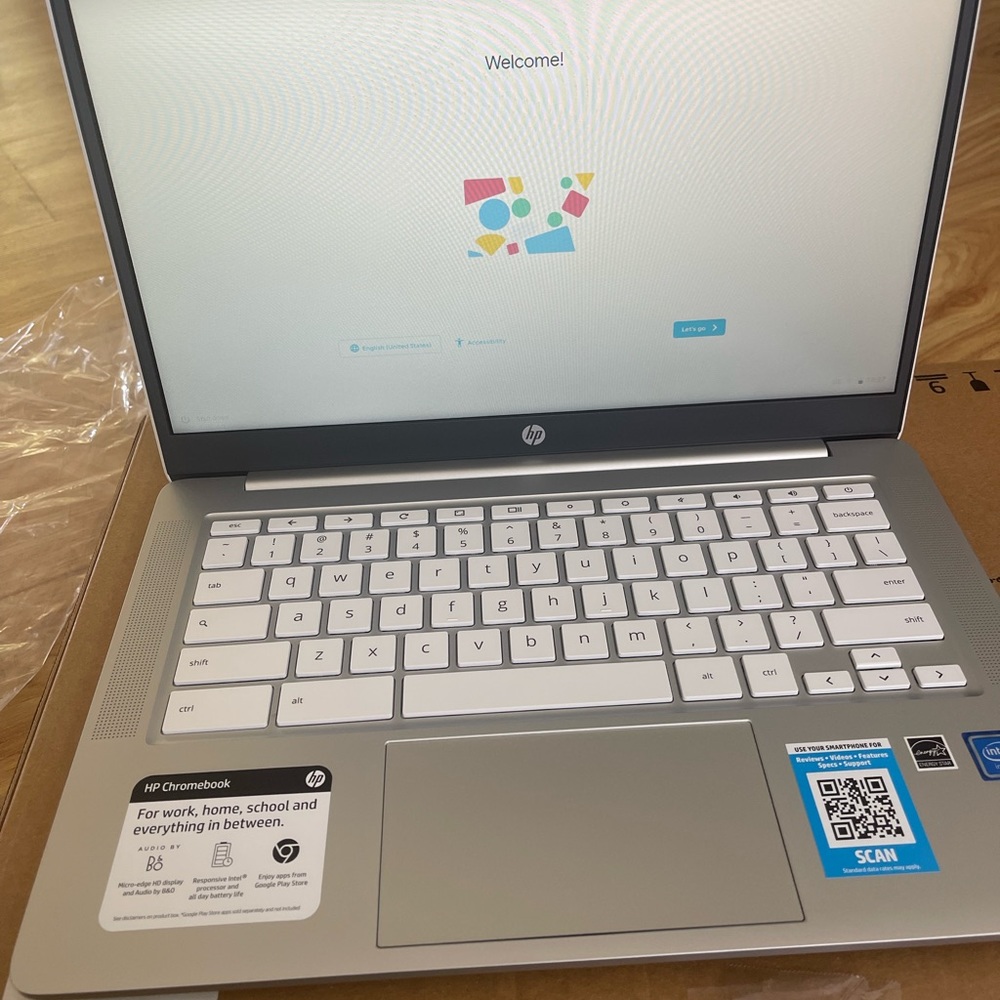HP Chromebook - Ceramic White